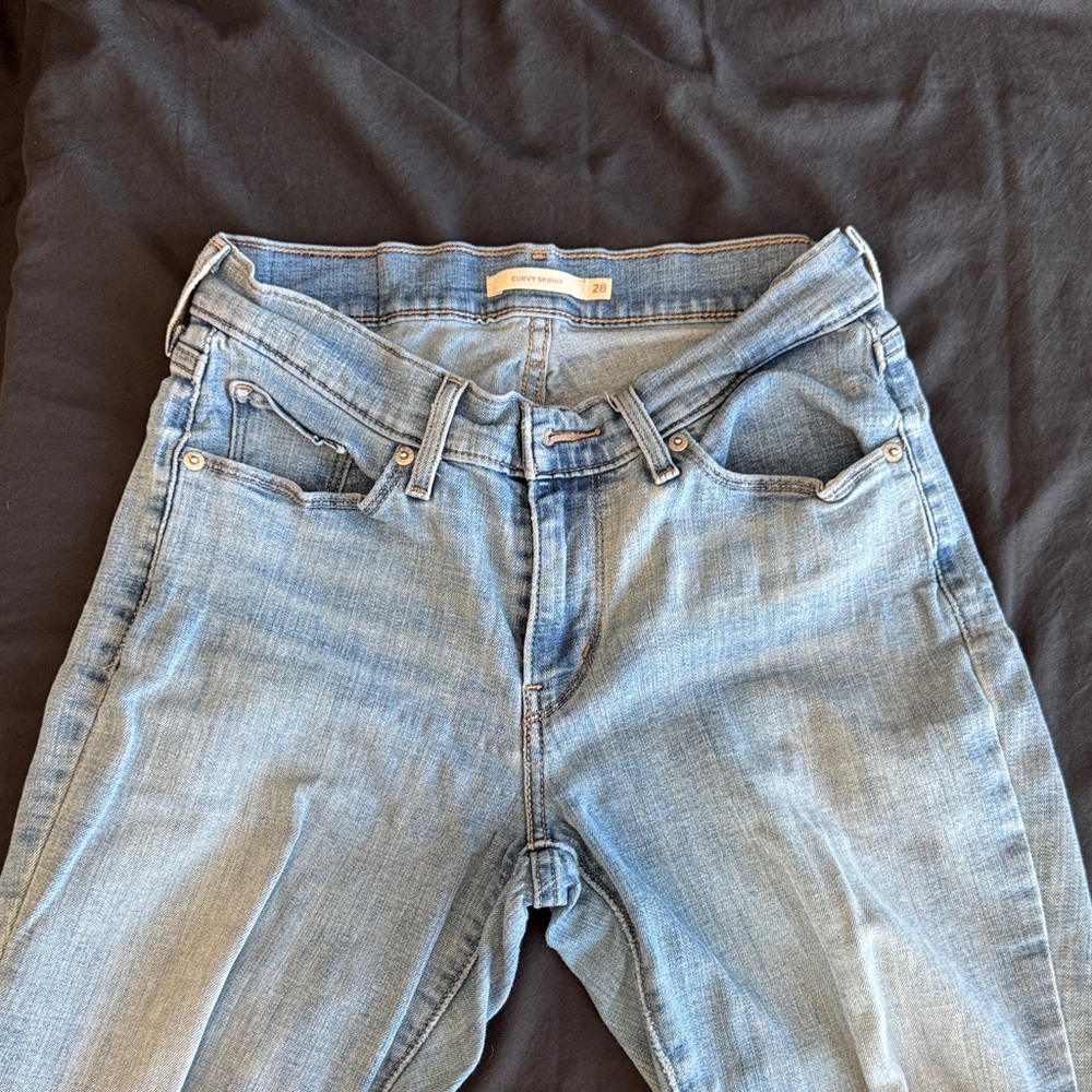 Stylish Levi Light Blue Skinny Jeans